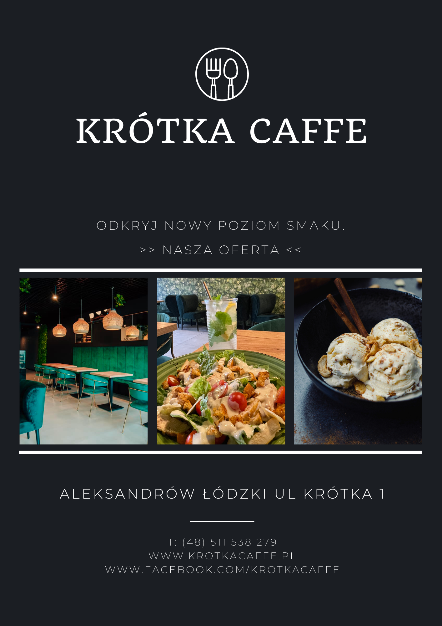 Kawiarnia Krótka Caffe - Aleksandrów Łódzki